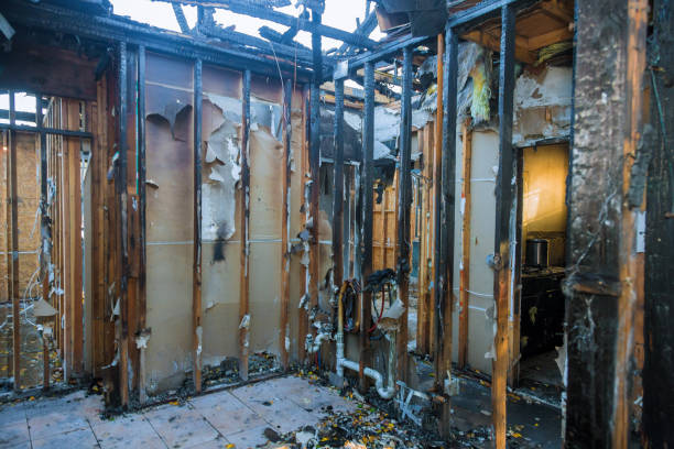 Professional Fire Damage Removal technician working in Greenwood Lake, NY